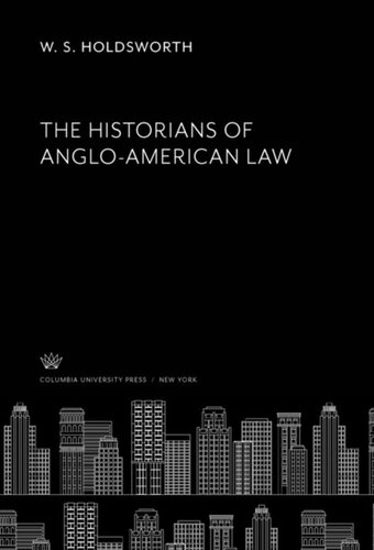 The Historians of Anglo-American Law