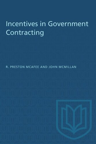 Incentives in Government Contracting