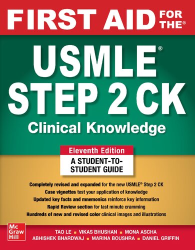 First Aid for the USMLE Step 2 CK, Eleventh Edition