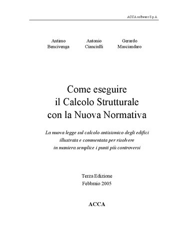 Come eseguire il Calcolo Strutturale con la Nuova Normativa