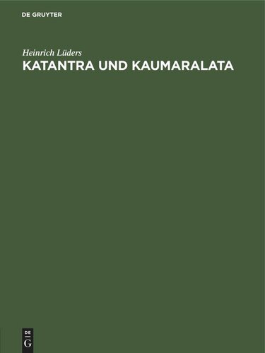 Katantra und Kaumaralata