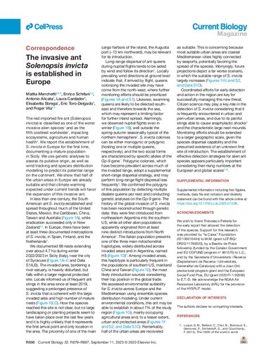 yes 
The invasive ant Solenopsis invicta is established in Europe