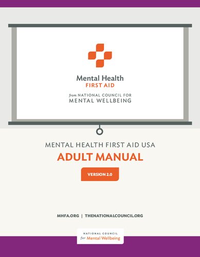 Mental Health First Aid Adult Manual Version 2.0