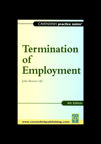 Practice Notes: Termination of Employment (Practice Notes Series)