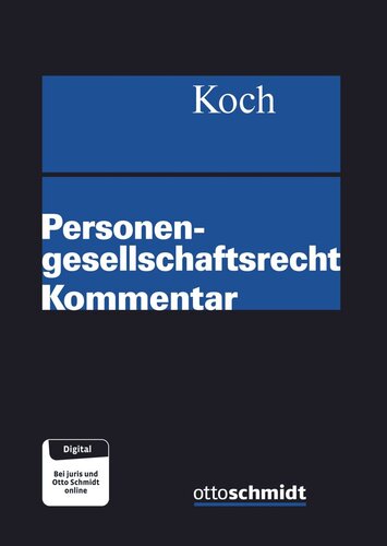 Personengesellschaftsrecht: Kommentar