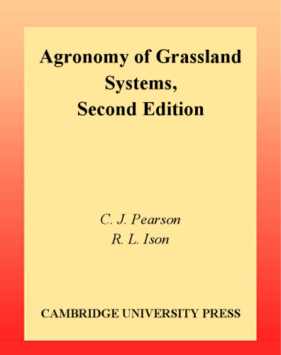 Agronomy of Grassland Systems