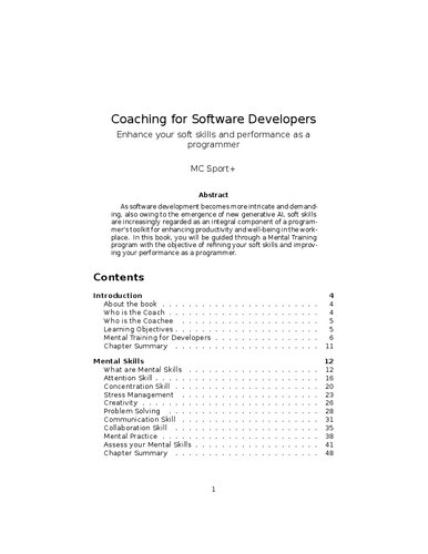 Coaching for Software Developers