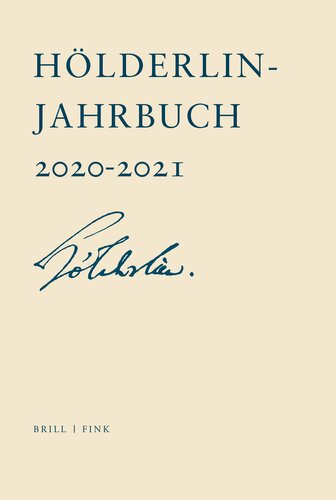 Hölderlin-Jahrbuch: Zweiundvierzigster Band 2020-2021: 42