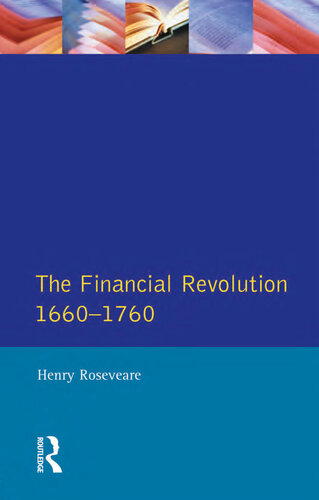 The Financial Revolution 1660 - 1750, The (Seminar Studies)