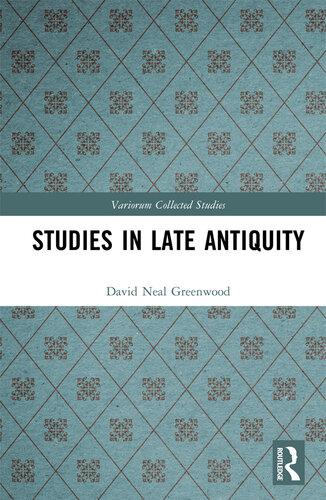 Studies in Late Antiquity (Variorum Collected Studies)