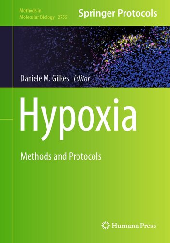 Hypoxia: Methods and Protocols