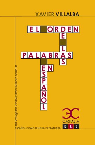 El orden de las palabras en español