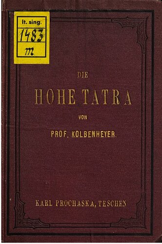 Die Hohe Tatra