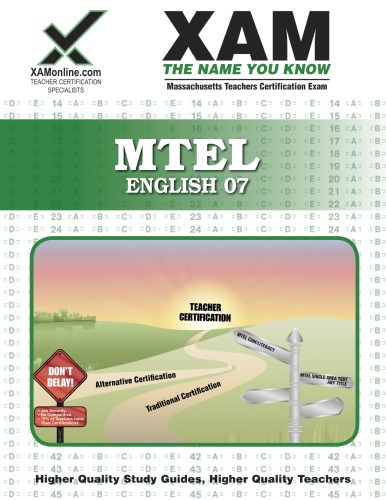 MTEL English 07: Teacher Certification, 2nd Edition ()