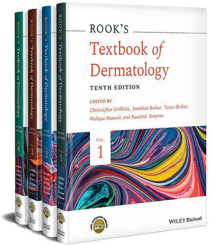 Rook's Textbook of Dermatology, 4 Volume Set - volume 1-2