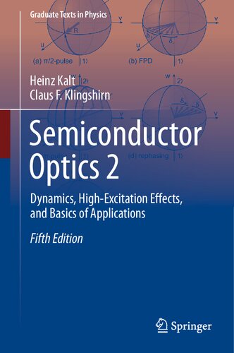 Semiconductor Optics 2: Dynamics, High-Excitation Effects, and Basics of Applications (Graduate Texts in Physics)