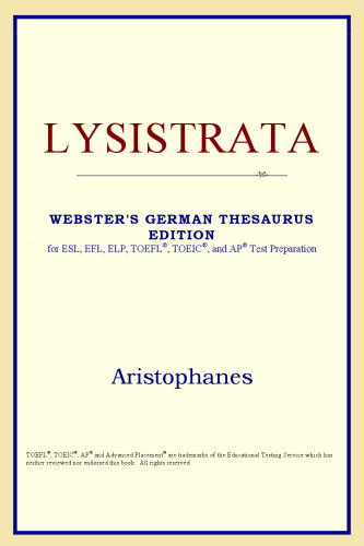 Lysistrata (Webster's German Thesaurus Edition)