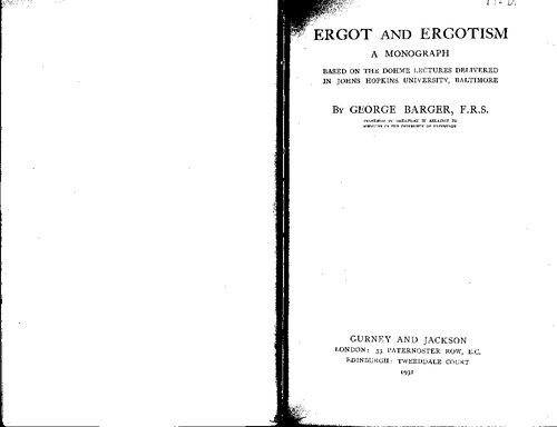 Ergot and Ergotism