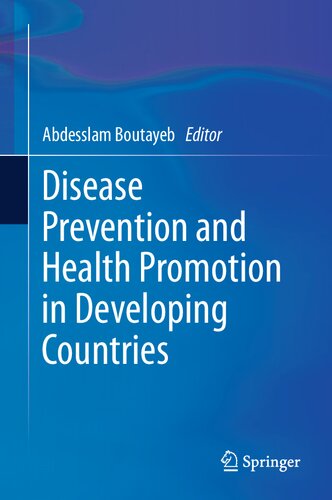 Disease Prevention and Health Promotion in Developing Countries