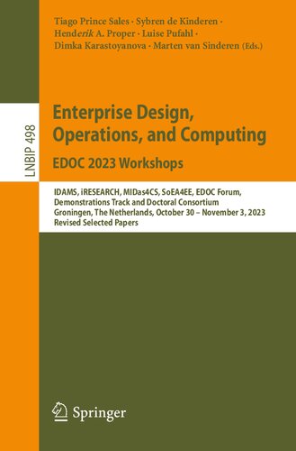 Enterprise Design, Operations, and Computing. EDOC 2023 Workshops (Lecture Notes in Business Information Processing)