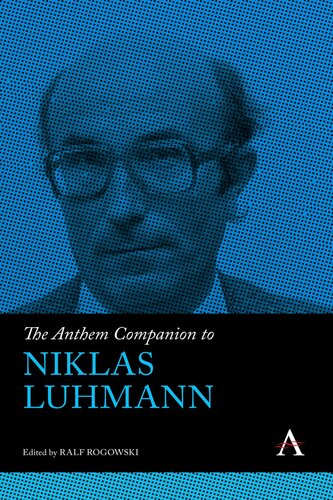 The Anthem Companion to Niklas Luhmann