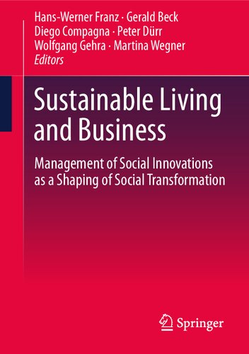 Sustainable Living and Business: Management of Social Innovations as a Shaping of Social Transformation