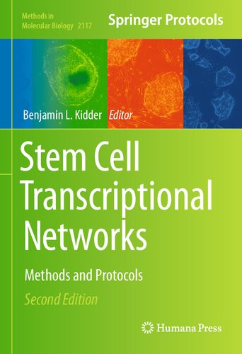 Stem Cell Transcriptional Networks: Methods and Protocols (Methods in Molecular Biology, 2117)