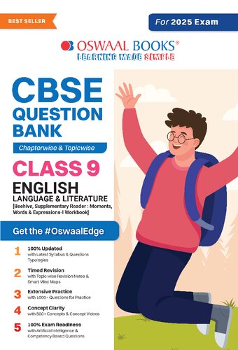 Oswaal CBSE Question Bank Class 9 English Language & Literature, Chapterwise and Topicwise Solved Papers For 2025 Exams