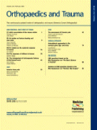 Orthopaedics and Trauma. Volume 24 (2010)