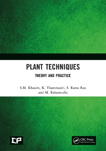 Plant Techniques: Theory and Practice