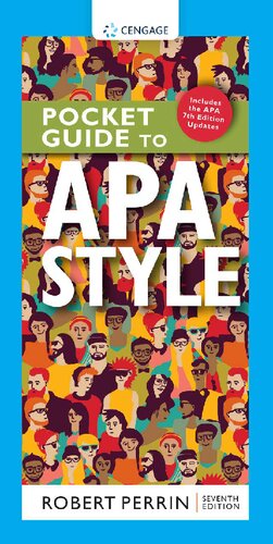 Pocket Guide to APA Style with APA 7e Updates (MindTap Course List)