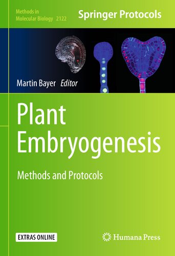 Plant Embryogenesis: Methods and Protocols (Methods in Molecular Biology, 2122)