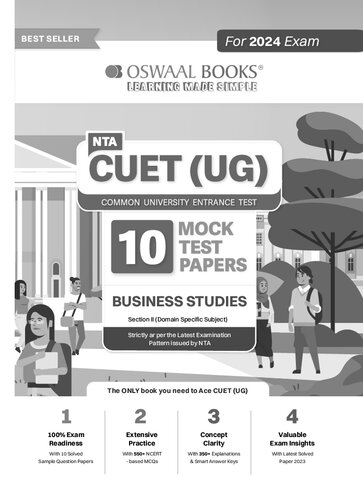 NTA CUET (UG) 10 Mock Test Sample Question Papers Business Studies (2024)