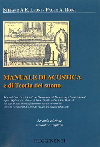 Manuale di acustica e di teoria del suono