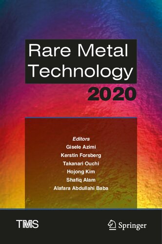 Rare Metal Technology 2020 (The Minerals, Metals & Materials Series)