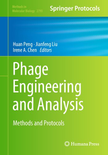 Phage Engineering and Analysis: Methods and Protocols (Methods in Molecular Biology, 2793)