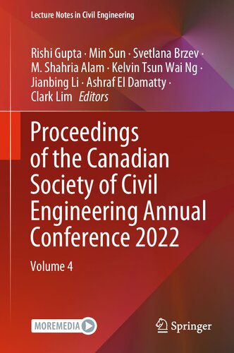 Proceedings of the Canadian Society of Civil Engineering Annual Conference 2022: Volume 4 (Lecture Notes in Civil Engineering, 367)