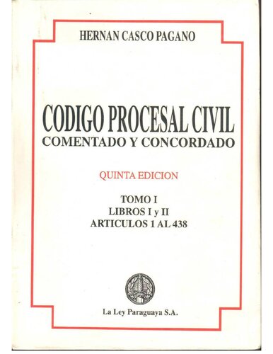 Código Procesal Civl Comentado y Concordado