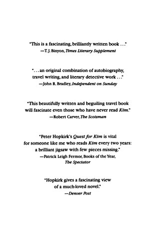 Quest for Kim: In Search of Kipling's Great Game