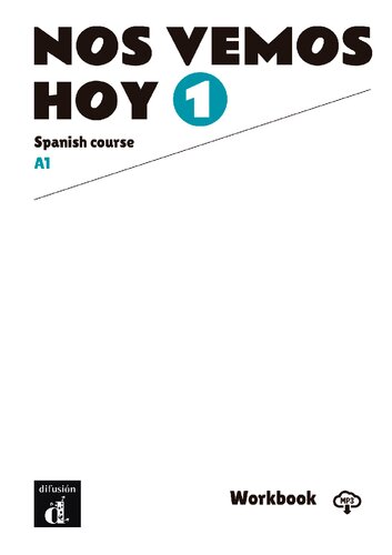 Nos vemos hoy 1 (A1) edición en inglés, Cuaderno de ejercicios