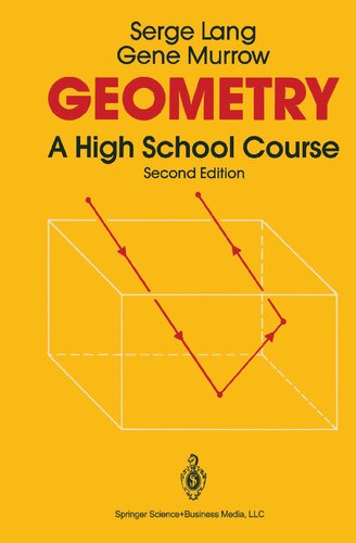 Geometry: A High School Course (2nd ed.)