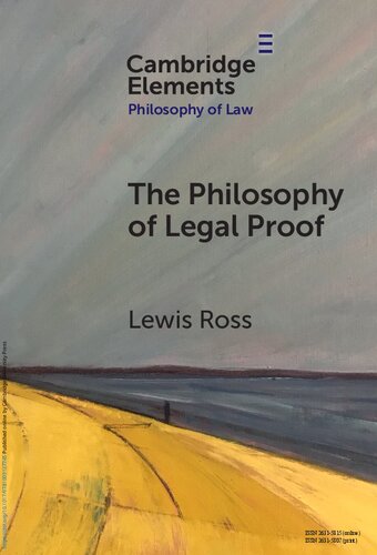 The Philosophy of Legal Proof