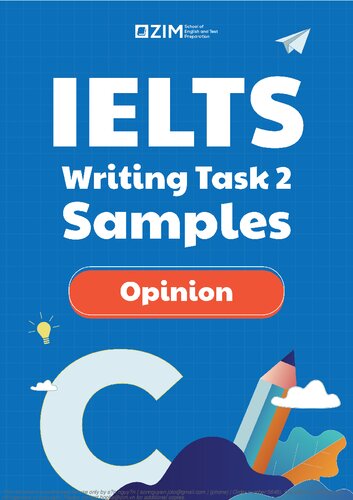 IELTS Writing Task 2 Samples - Opinion