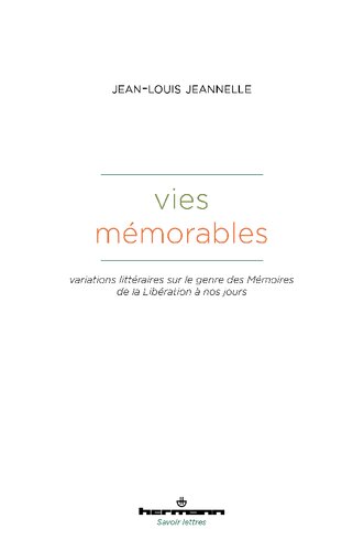 Vies mémorables (French Edition)