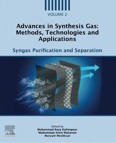 . Volume 2: Syngas Purification and Separation