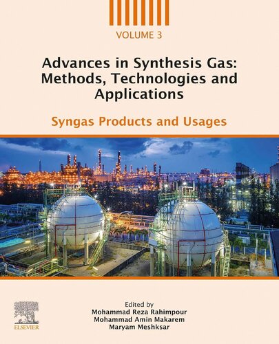 . Volume 3: Syngas Products and Usages