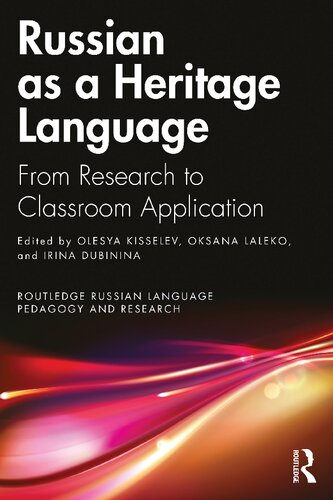 Russian as a Heritage Language (Routledge Russian Language Pedagogy and Research)