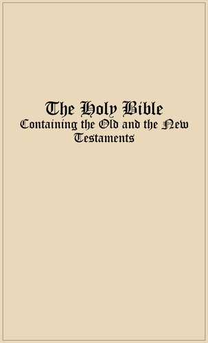 The Holy Bible - KJV