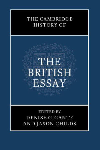 The Cambridge History of the British Essay