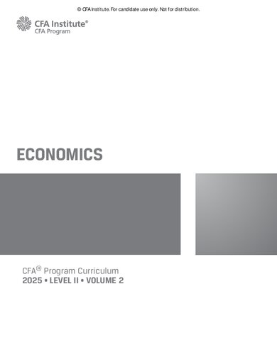 2025 CFA© Program Curriculum Level II Volume 2 - ECONOMICS